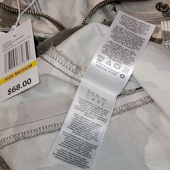 Kenzie Green Faded Camouflage Jacket - Picture 14 of 16